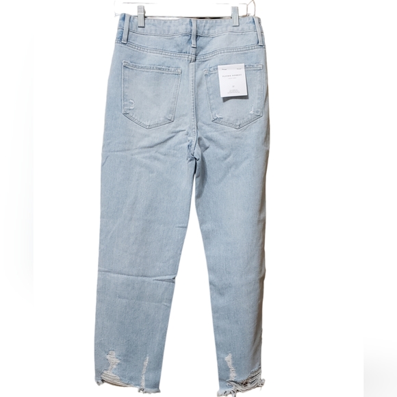 Vici Flying Monkey Black Label Statement High Rise Distressed Denim Jean NEW - Picture 5 of 7